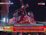 BT: Daan-daang deboto ng Poong Nazareno, nakiisa sa Thanksgiving procession
