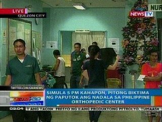 NTG: Simula 5 pm kahapon, pitong biktima ng paputok ang nadala sa Philippine Orthopedic Center