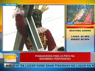 UB: Paghahanda para sa pista ng Nazareno, puspusan na