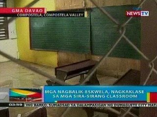 BP: Unang araw ng klase ng mga mag-aaral sa New Bataan, nasuspinde