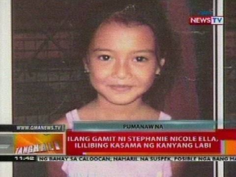BT: Ilang gamit ni Stephanie Nicole Ella, ililibing kasama ng kanyang labi
