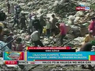BP: Calajunan dumpsite, pansamantalang ipinasara dahil umano sa umaapaw na basura