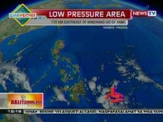 BT: Weather update as of 12:18 p.m. (Jan 6, 2013)