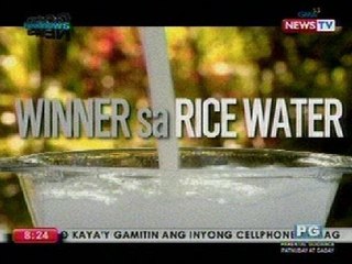 Good News: Winner sa rice water