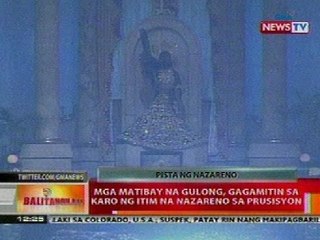 BT: Mga matibay na gulong, gagamitin sa karo ng itim na Nazareno sa prusisyon