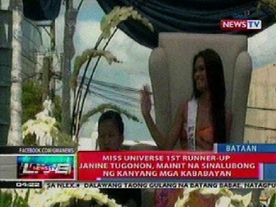 NTL: Miss Universe 1st runner-up Janine Tugonon, mainit na sinalubong ng kanyang mga kababayan