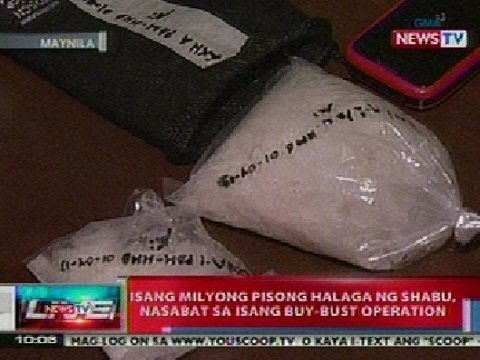 NTVL: P1-M halaga ng shabu, nasabat sa isang buy-bust operation sa Maynila