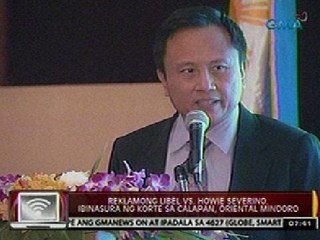 24Oras: Reklamong libel vs. Howie Severino, ibinasura ng korte sa Calapan, Oriental Mindoro