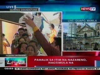 NTL: Pahalik sa Itim na Nazareno, nagsimula na