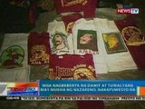 NTG: Mga nagbebenta ng damit at tuwalyang may mukha ng Nazareno, nakapuwesto na