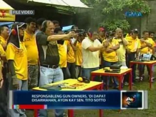 Mas mabigat na parusa para sa mga gumagawa at nagbebenta ng mga iligal na armas, iminumungkahi