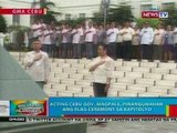 BP: Acting Cebu Gov. Magpale, pinangunahan ang flag ceremony sa kapitolyo