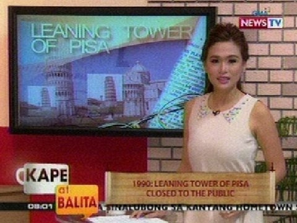 KB: Panghimagas: 1990: Leaning Tower of Pisa closed to the public