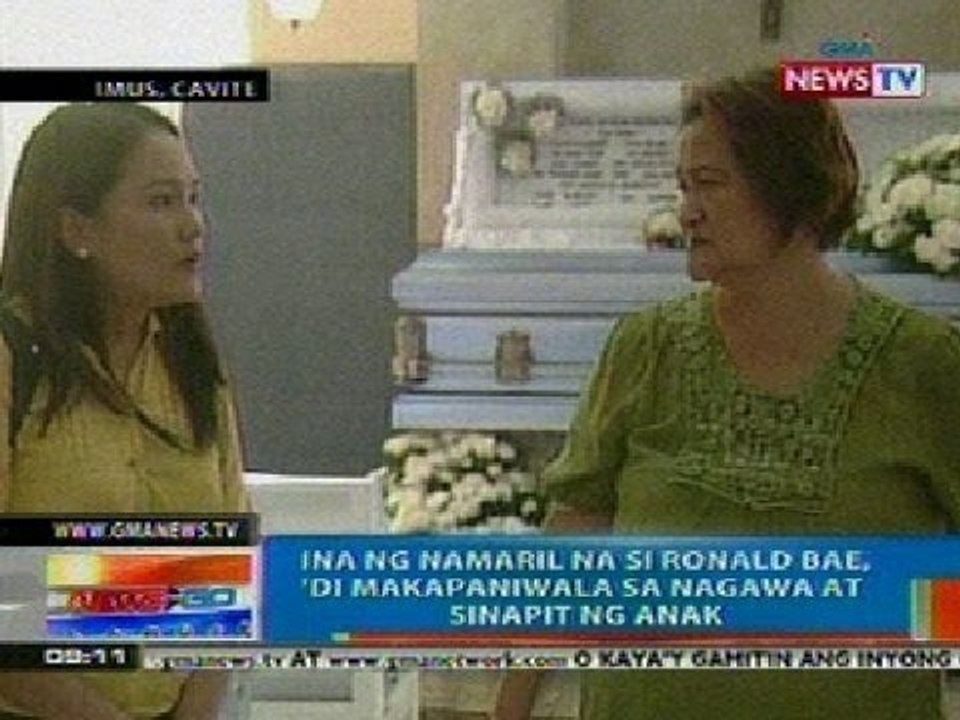 NTG: Ina ng namaril na si Ronald Bae, 'di makapaniwala sa nagawa at sinapit ng anak