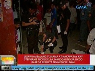 UB: Ligaw na balang tumama kay Nicole Ella, nanggaling sa likod base sa resulta ng medico legal