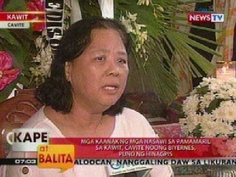 KB: Mga kaanak ng mga nasawi sa pamamaril sa Kawit noong Biyernes, puno ng hinagpis