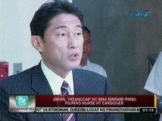 24 Oras: Japan, tatanggap ng mas marami pang Filipino nurse at caregiver