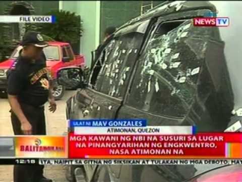 BT: Mga kawani ng NBI na susuri sa lugar ng pinangyarihan ng engkwentro nasa Atimonan na