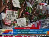 NTG: Ilang grupo, nag-protesta vs. pag-phase out ng mga lumang UV Express