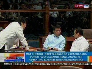 NTG: Mga senador, nakatanggap ng karagdagang pondo mula kay Sen. Pres. Enrile
