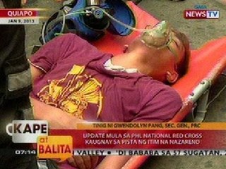 KB: Update mula sa PHL National Red Cross kaugnay sa mga nasugatan sa Pista ng Itim na Nazareno