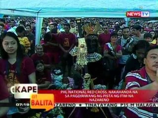 KB: PHL National Red Cross, nakahanda na sa pagdiriwang ng pista ng Itim na Nazareno