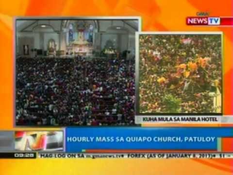 NTG: Mga deboto ng Itim na Nazareno, dagsa na sa Quiapo