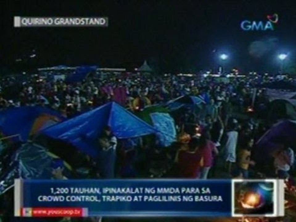 Saksi: Mga deboto ng Itim na Nazareno, nagtayo ng tent bilang paghahanda sa Traslacion
