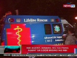 NTVL: NBI agent, binaril ng isa pang agent sa loob mismo ng NBI compound