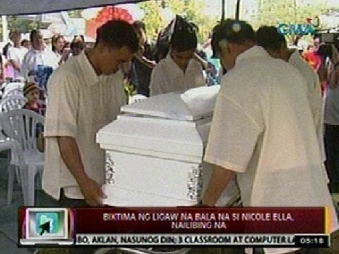 24 Oras: Biktima ng ligaw na bala na si Nicole Ella, nailibing na