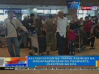 NTG: Accreditation ng travel agencies na makapagproseso ng passports, in-extend ng DFA