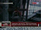 QRT: Fire exit ng hotel sa Olongapo, nakakandado nang mangyari ang sunog