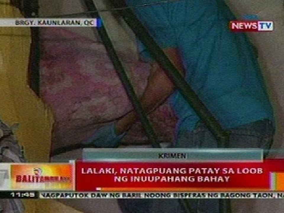 BT: Lalaki sa QC, natagpuang patay sa loob ng inuupahang bahay