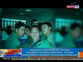 NTG: Kaklse ng 2 PHL Air Force na napatay sa Quezon, 'di pa rin makapaniwala sa sinapit ng kasamahan
