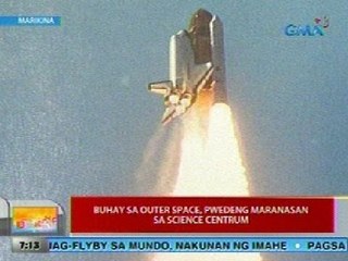 UB: Buhay sa outer space, pwedeng maranasan sa Science Centrum sa Marikina