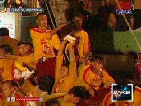 Saksi: Natanggal na sinag ng korona ng Itim na Nazareno, naitago ng bantay ng andas