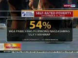 BT: Self-rated poverty last Dec 8-11, 2012