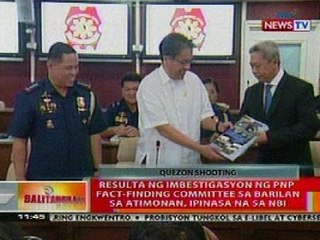 BT: Resulta ng imbestigasyon sa Quexon shootout, ipinasa na sa NBI