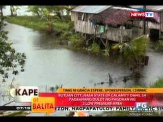 KB: Butuan city, nasa state of calamity dahil sa pagbahang dulot ng pagdaan ng 2 LPA