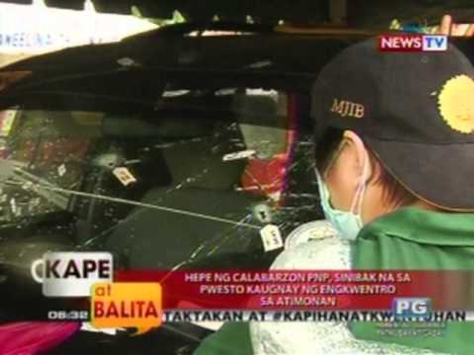 KB: Hepe ng Calabarzon PNP, sinibak na sa pwesto kaugnay ng engkwentro sa Atimonan
