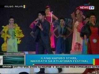BP: Ilang Kapuso stars, nakisaya sa Ati-atihan Festival sa Aklan
