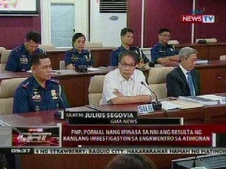 QRT: PNP, pormal nang ipinasa sa NBI ang resulta ng imbestigasyon sa engkwentro sa Quezon