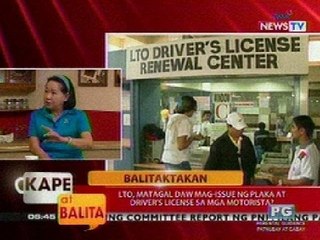 KB: Balitaktakan: LTO, matagal daw mag-issue ng plaka at driver's license sa mga motorista? (Part 1)