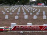 Obama, inaprubahan ang panukala na magbibigay ng budget para ayusin ang Clark Veterans Cemetery