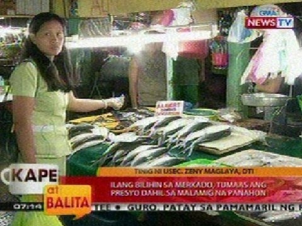 KB: Ilang bilihin sa merkado, tumaas ang presyo dahil sa malamig na panahon