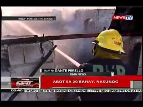 QRT: Abot sa 20 bahay sa Brgy. Poblacion, Makati, nasunog