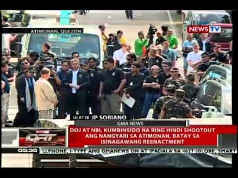 QRT: DOJ at NBI, kumbinsido na ring hindi shootout ang nangyari sa Atimonan