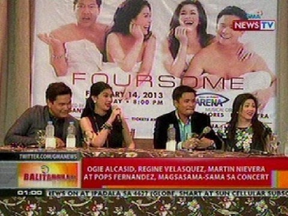 Ogie Alcasid, Regine Velasquez, Martin Nievera at Pops Fernandez, magsasama-sama sa concert