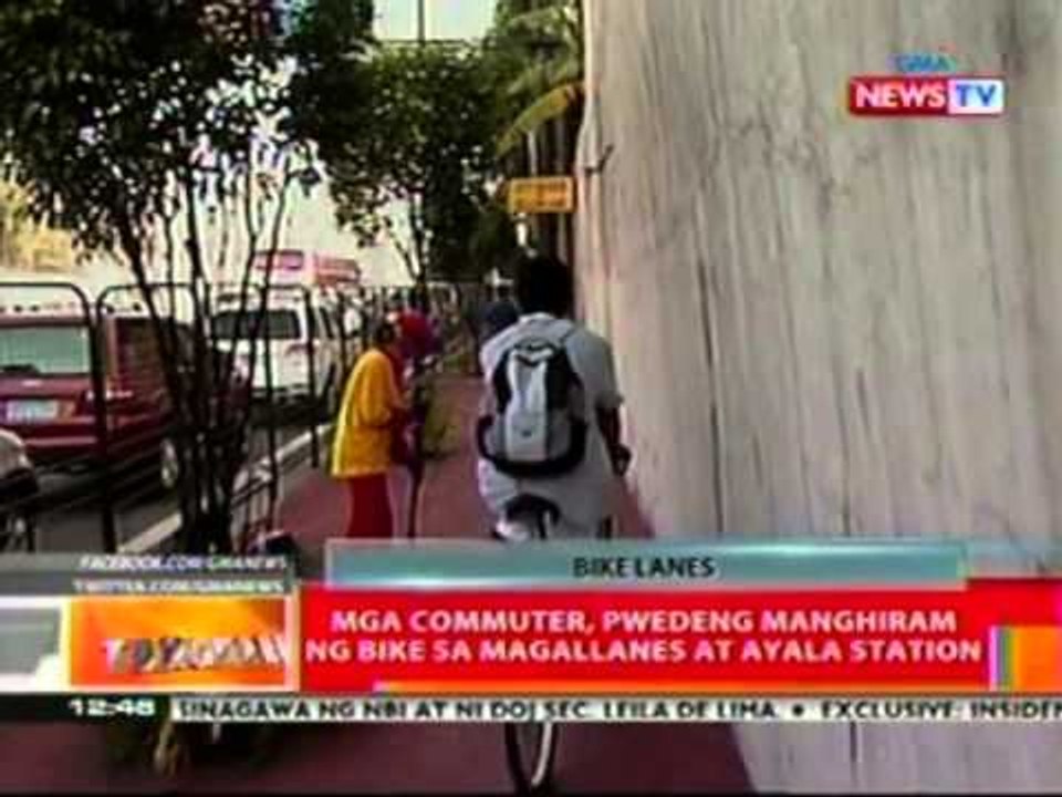 BT: Kauna-unahang bike lane sa EDSA, binuksan na