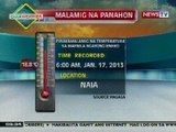 NTG: Pinakamalamig na temperatura sa Maynila ngayong Enero, naitala ngayong araw